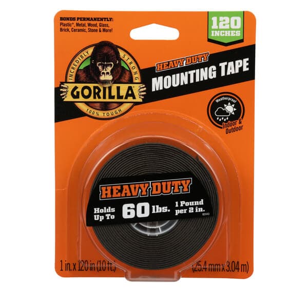 גורילה דו צדדי שחור Heavy Duty עד 13.6 ק"ג, 152 ס"מ