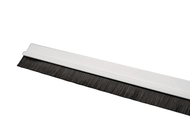 סף לדלת PVC + מברשת לבן